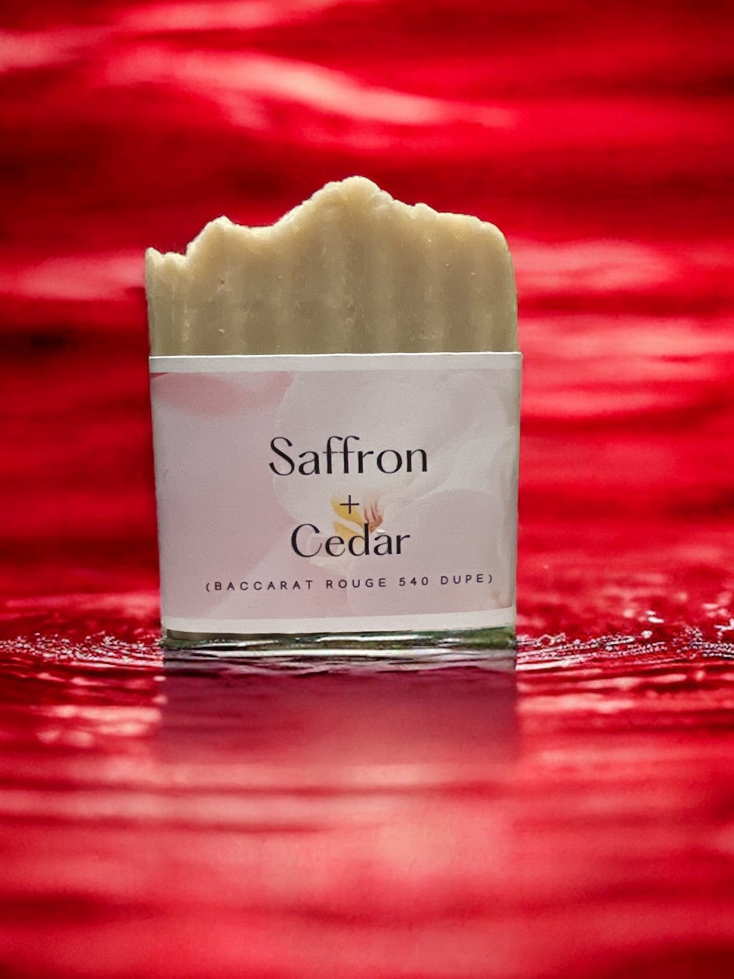 Saffron + Cedar Home Made Soap